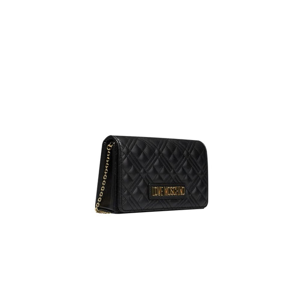 Black Polyethylene Crossbody Bag Love Moschino