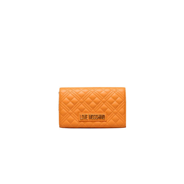 Orange Polyethylene Crossbody Bag Love Moschino