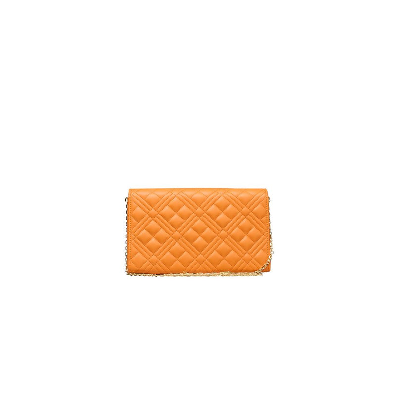 Orange Polyethylene Crossbody Bag Love Moschino