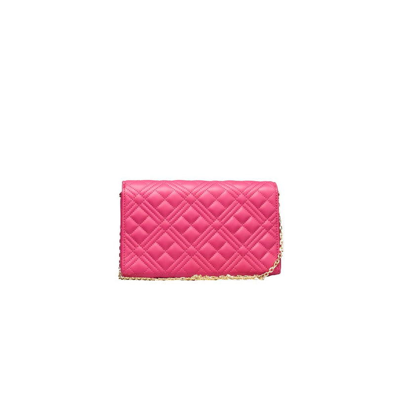 Fuchsia Polyethylene Crossbody Bag Love Moschino