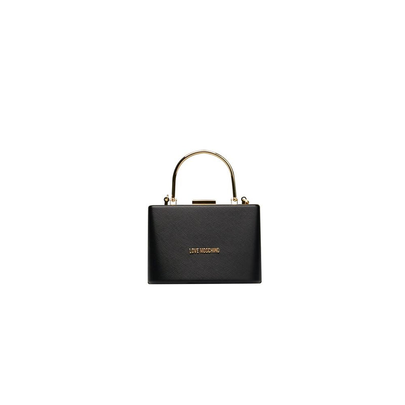 Black Polyethylene Handbag Love Moschino