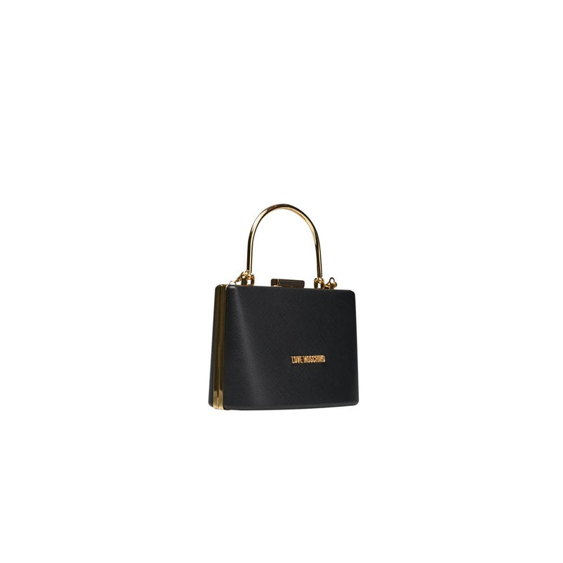 Black Polyethylene Handbag Love Moschino