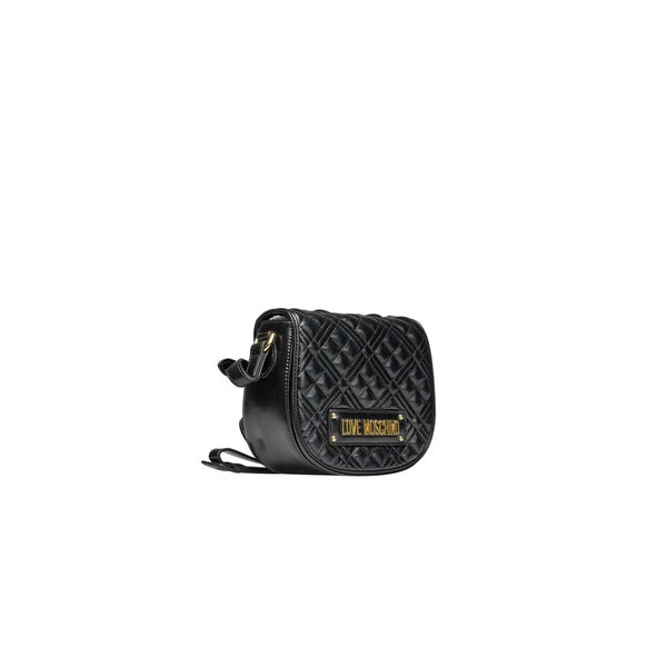 Black Polyethylene Crossbody Bag Love Moschino