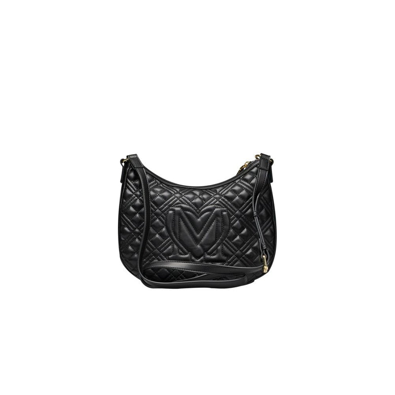 Black Polyethylene Crossbody Bag Love Moschino