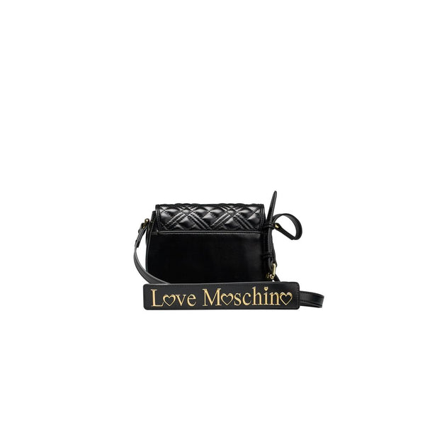 Black Polyethylene Crossbody Bag Love Moschino