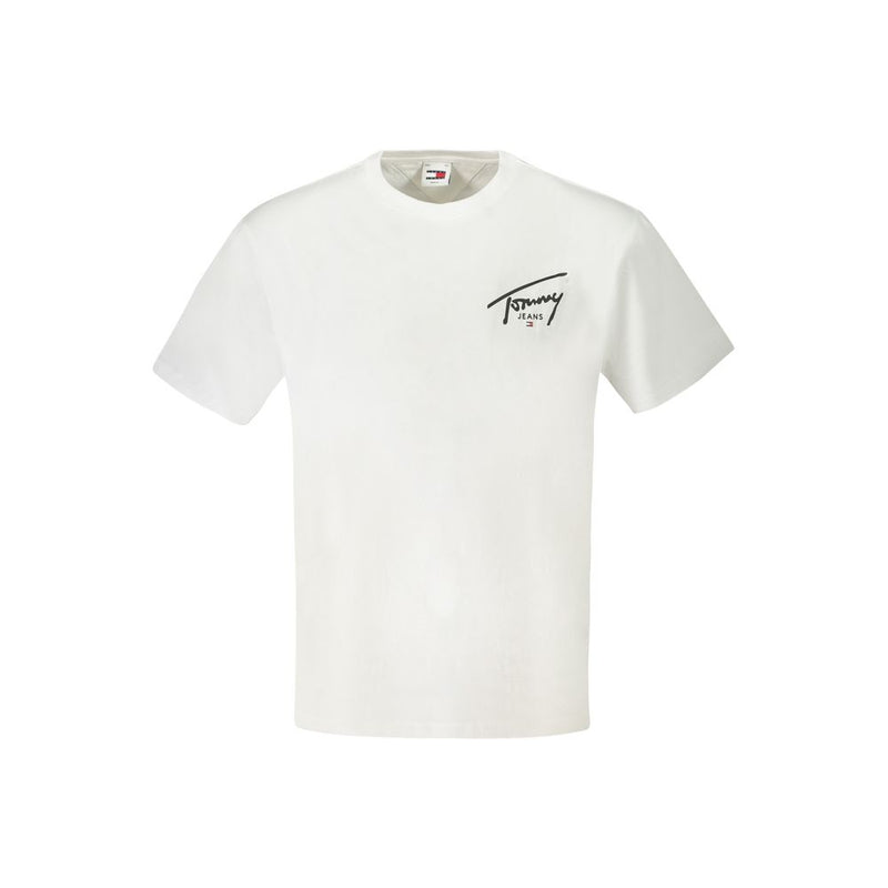 White Cotton T-Shirt Tommy Hilfiger