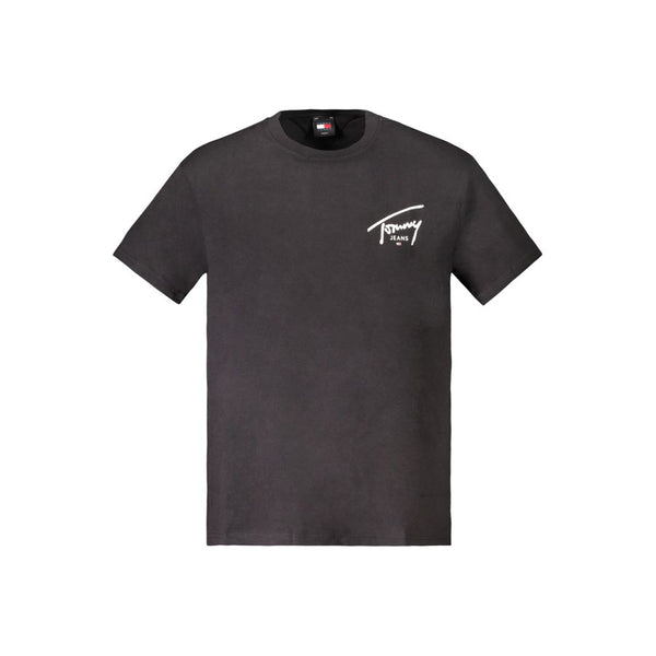 Black Cotton T-Shirt Tommy Hilfiger