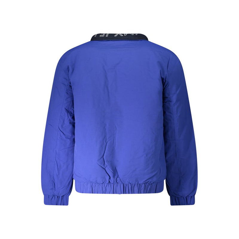 Blue Polyester Jacket Tommy Hilfiger