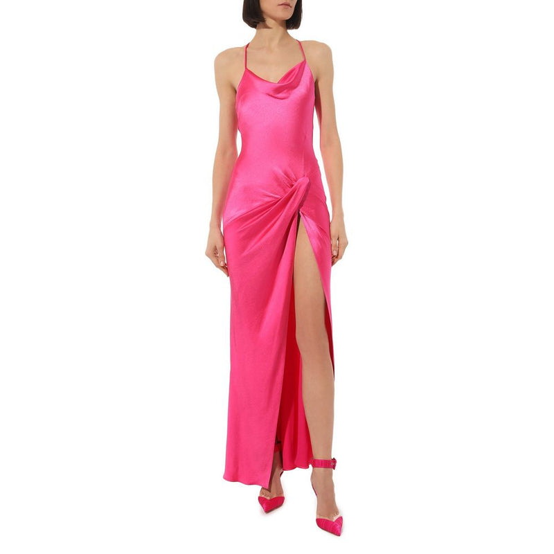 Fuchsia Polyester Dress PINKO