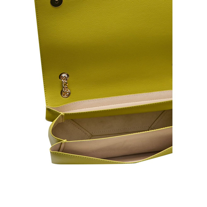 Yellow Polyethylene Crossbody Bag Love Moschino