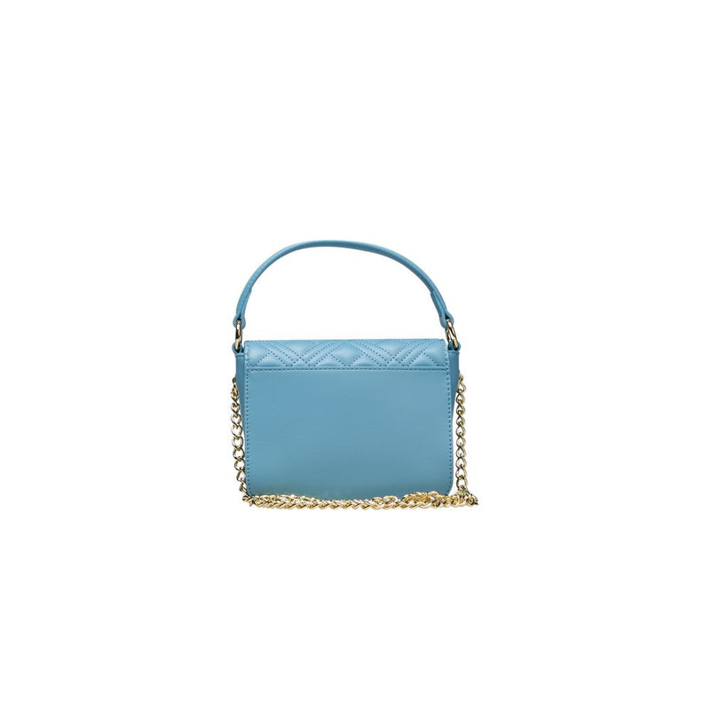 Light Blue Polyethylene Handbag Love Moschino