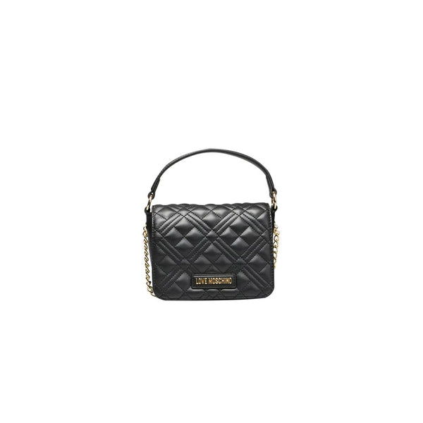 Black Polyethylene Handbag Love Moschino