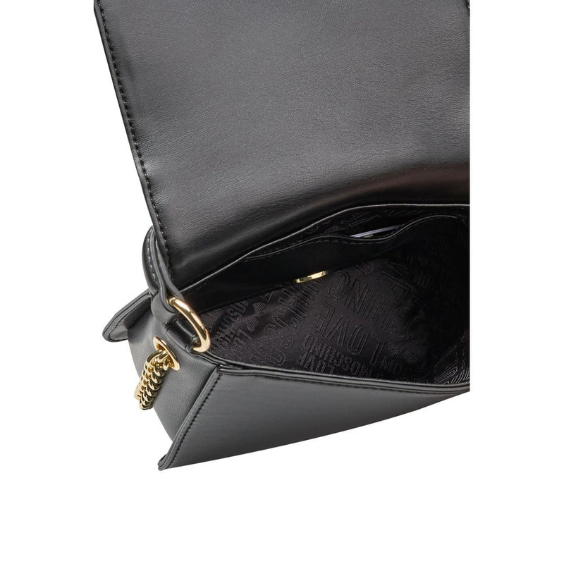 Black Polyethylene Handbag Love Moschino