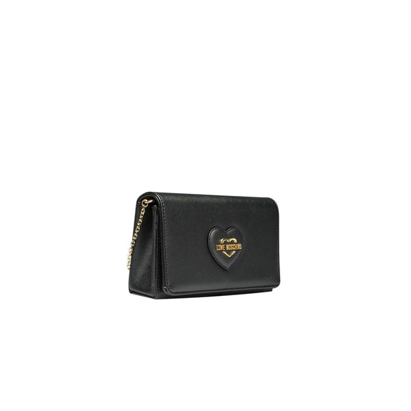 Black Polyethylene Crossbody Bag Love Moschino