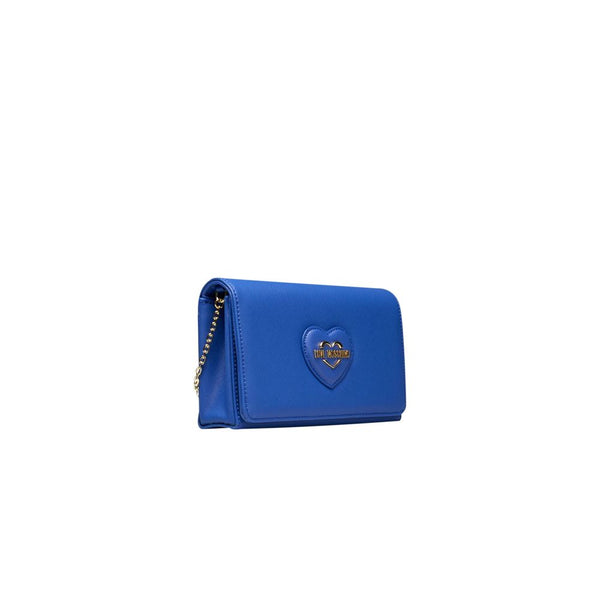 Blue Polyethylene Crossbody Bag Love Moschino