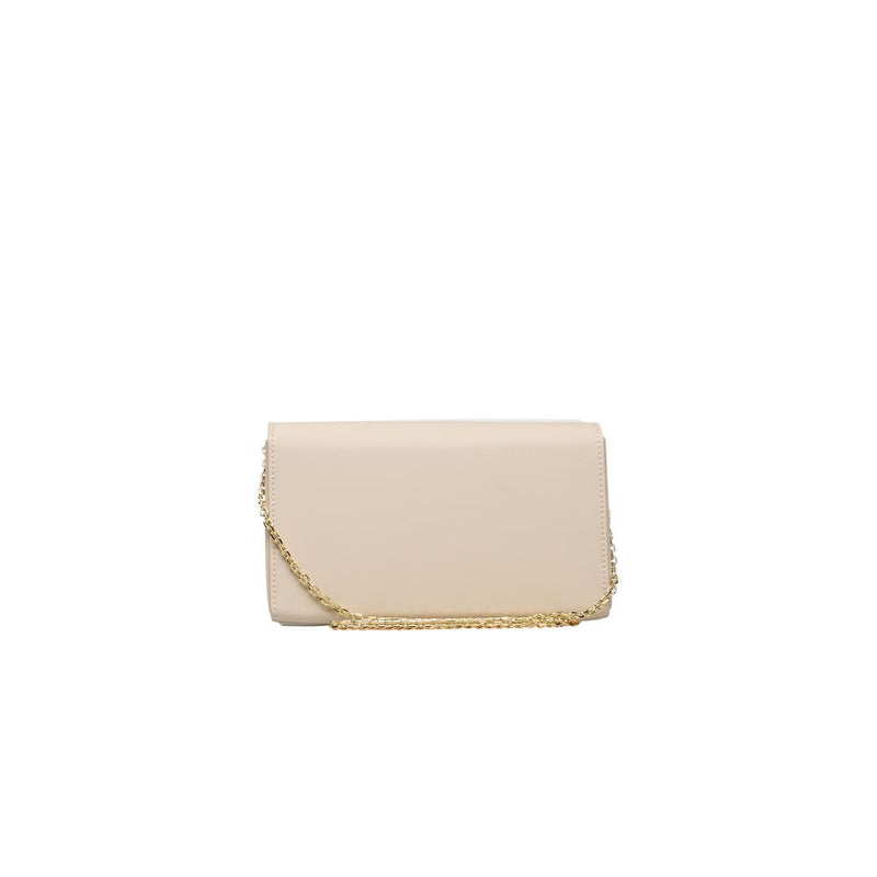 Beige Polyethylene Crossbody Bag Love Moschino