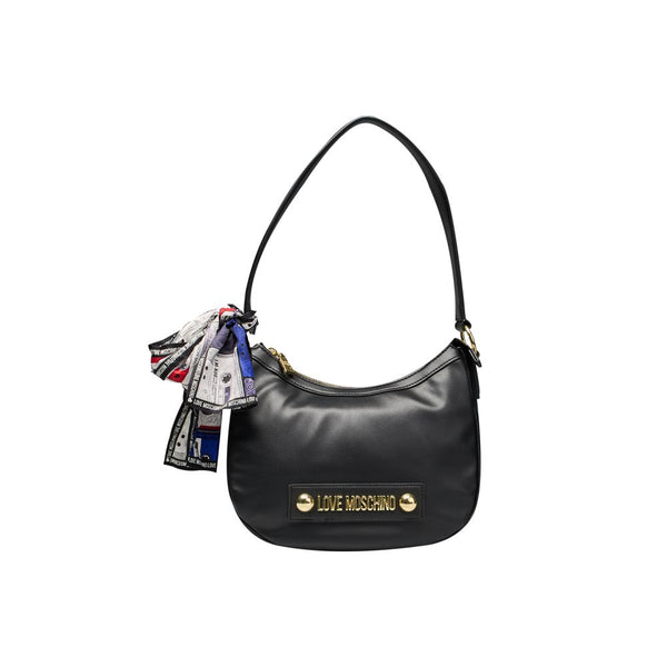 Black Polyethylene Handbag Love Moschino