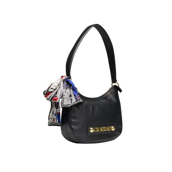 Black Polyethylene Handbag Love Moschino