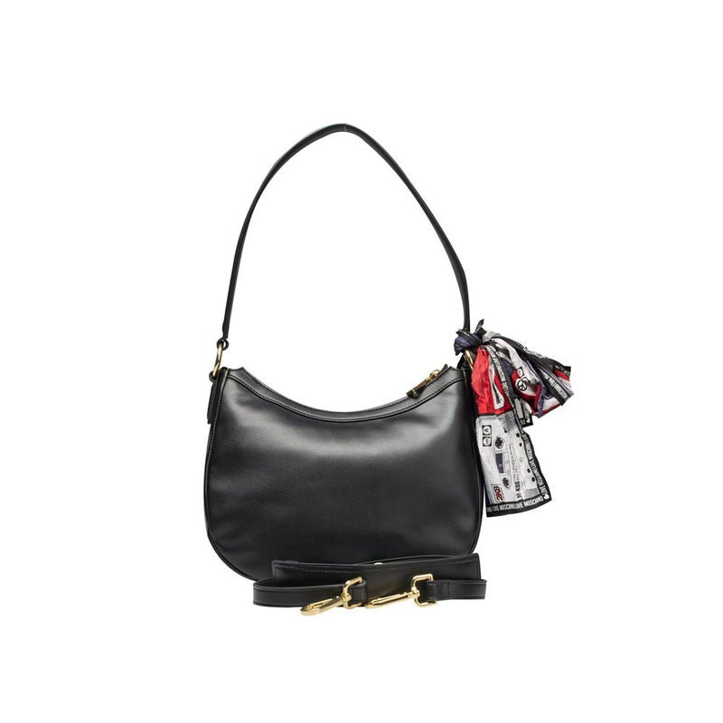 Black Polyethylene Handbag Love Moschino