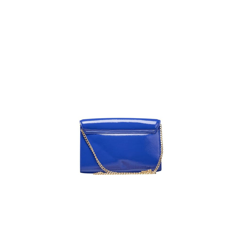 Blue Polyethylene Crossbody Bag Love Moschino