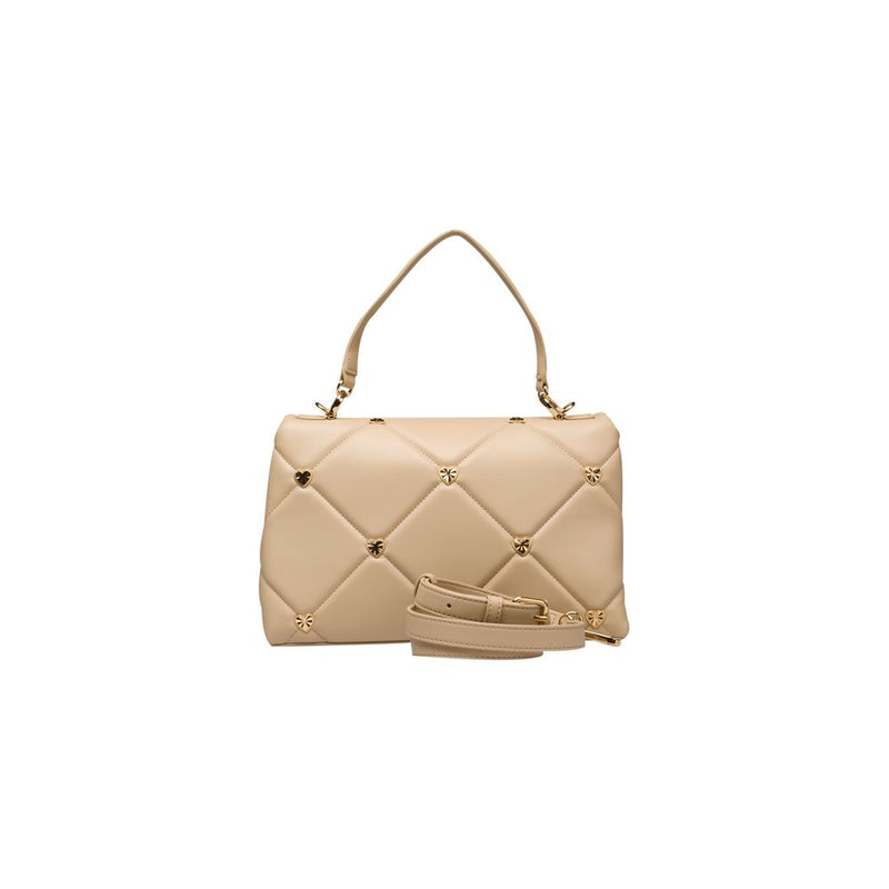 Beige Polyethylene Handbag Love Moschino