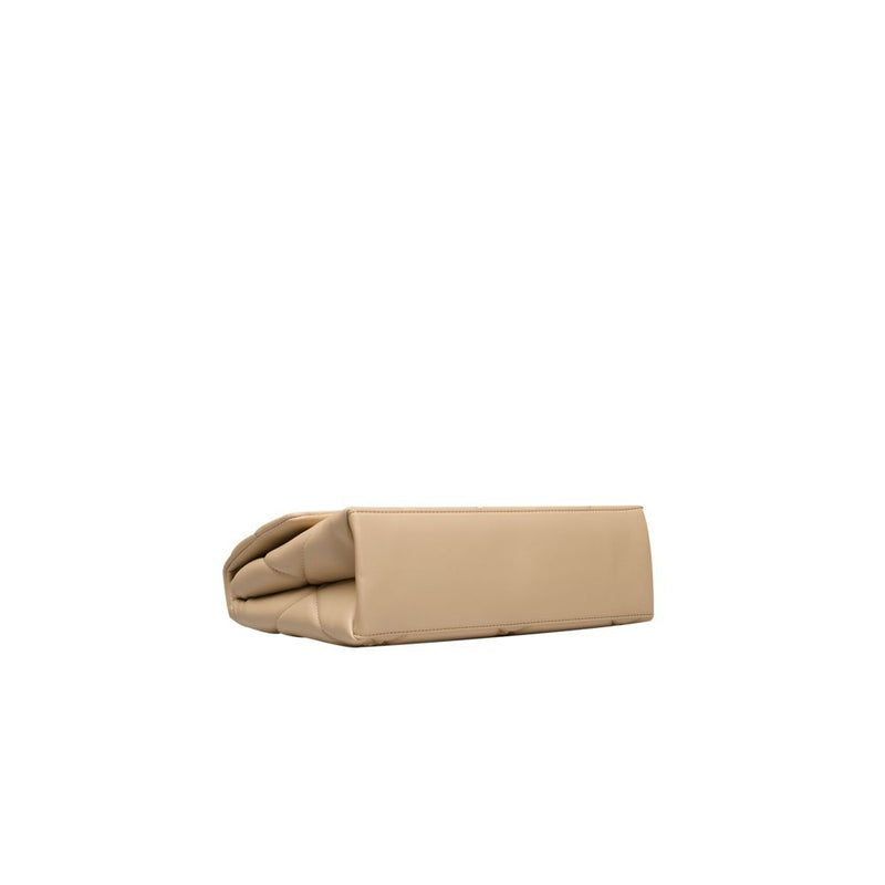 Beige Polyethylene Handbag Love Moschino