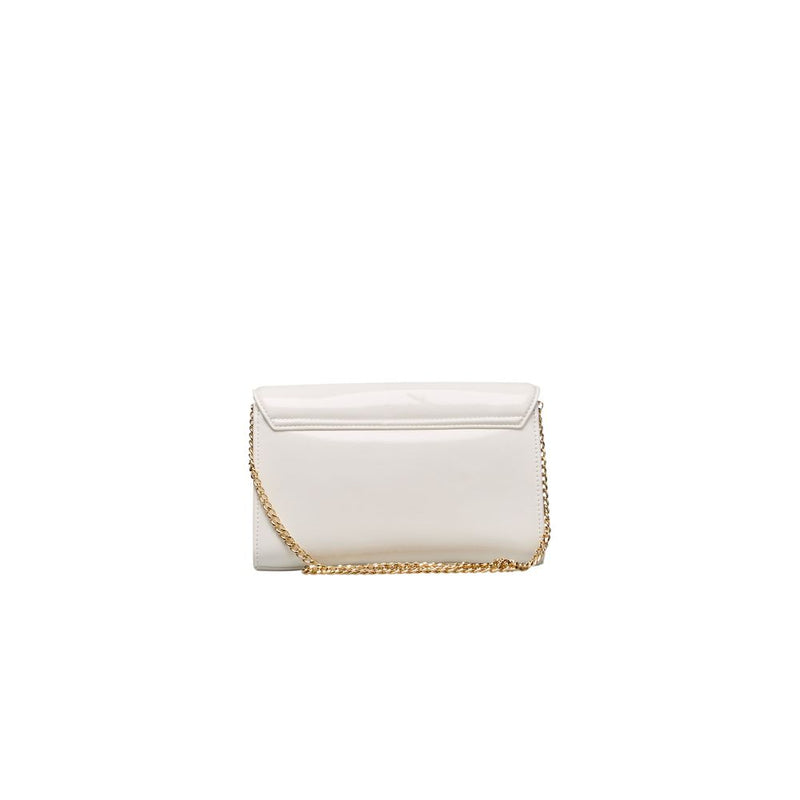 White Polyethylene Crossbody Bag Love Moschino