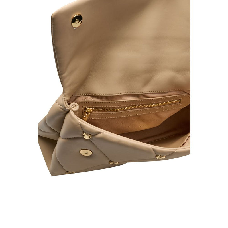 Beige Polyethylene Handbag Love Moschino