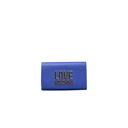 Blue Polyethylene Crossbody Bag Love Moschino