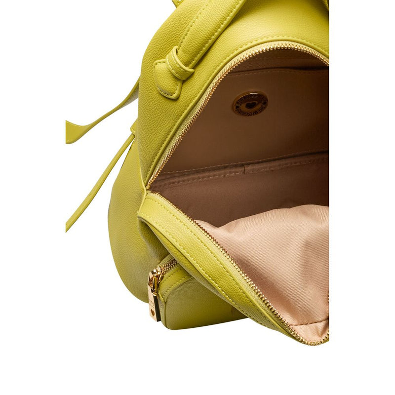 Yellow Polyethylene Backpack Love Moschino