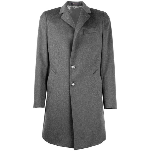 Gray Wool Vergine Jacket Made in Italy