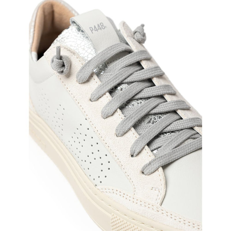 White Leather Sneaker P448