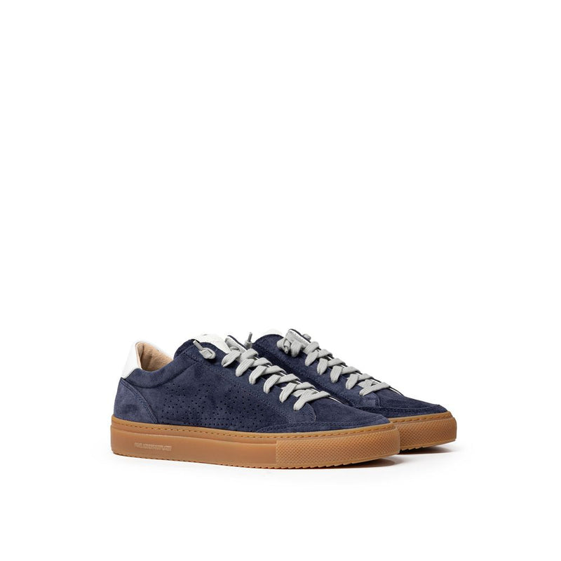 Blue Leather Sneaker P448