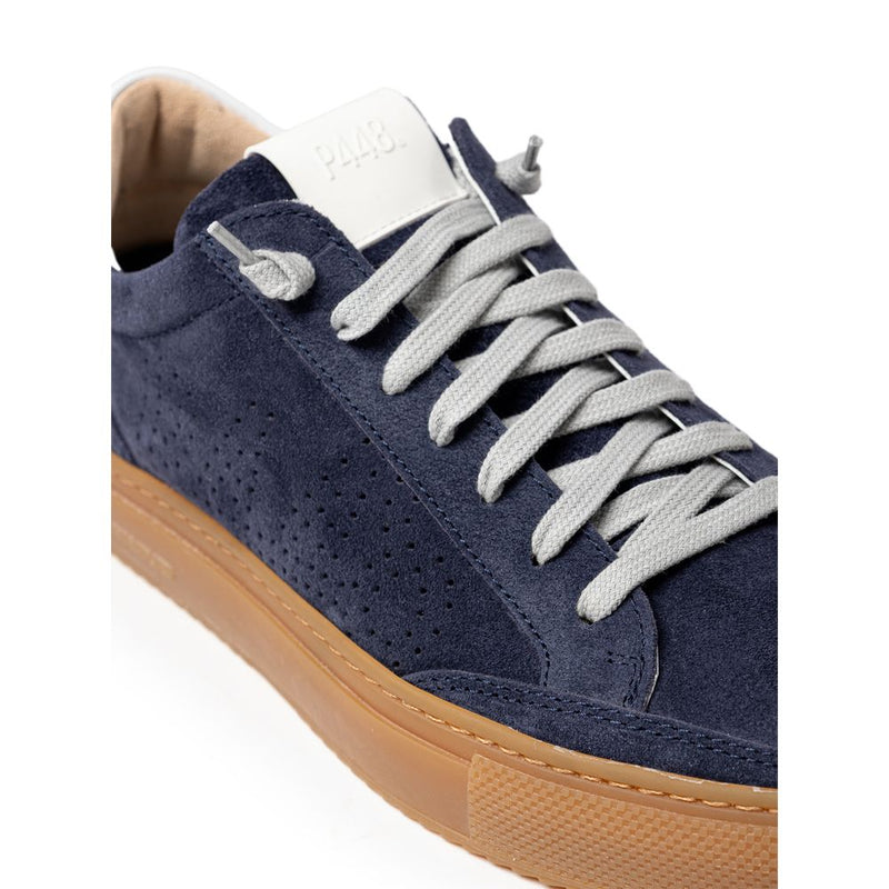 Blue Leather Sneaker P448