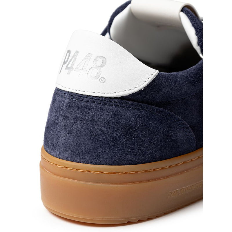 Blue Leather Sneaker P448