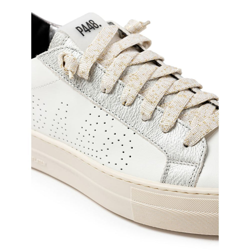 White Leather Sneaker P448