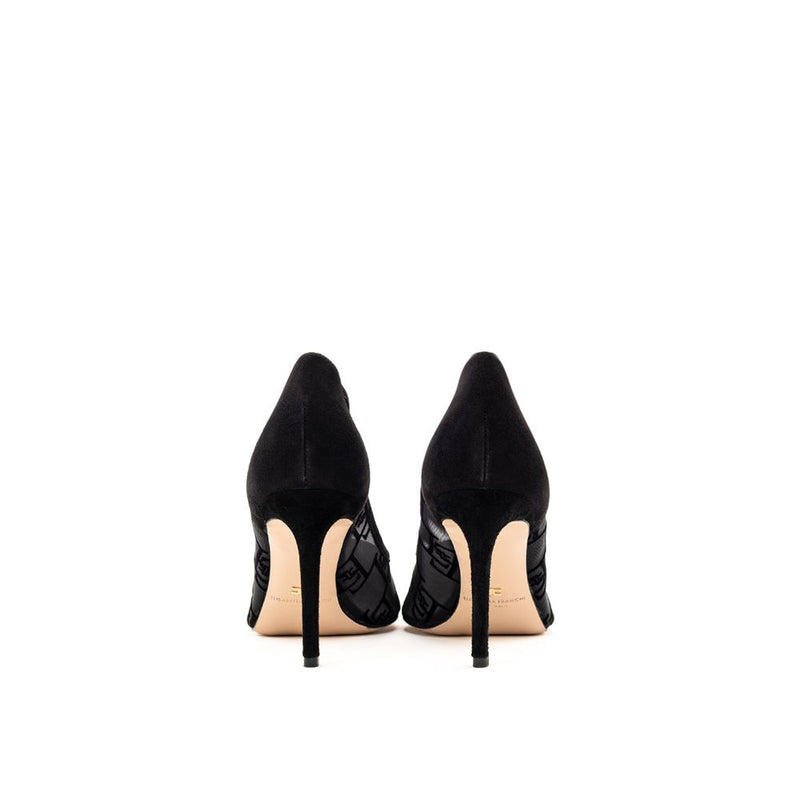 Black Nylon Pump Elisabetta Franchi