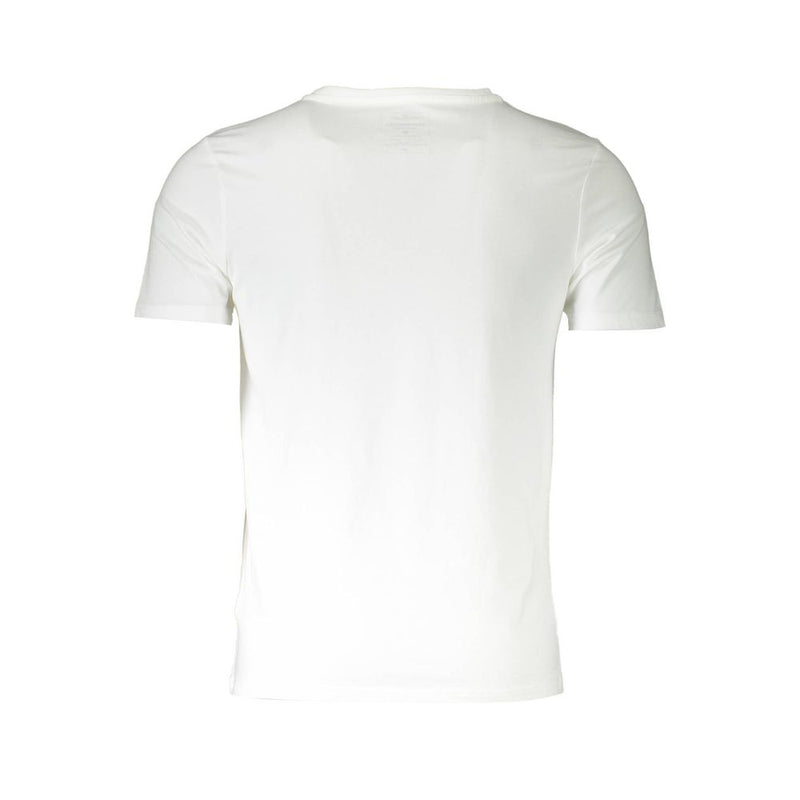 White Cotton T-Shirt Aeronautica Militare