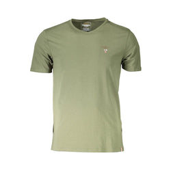 Green Cotton T-Shirt Aeronautica Militare