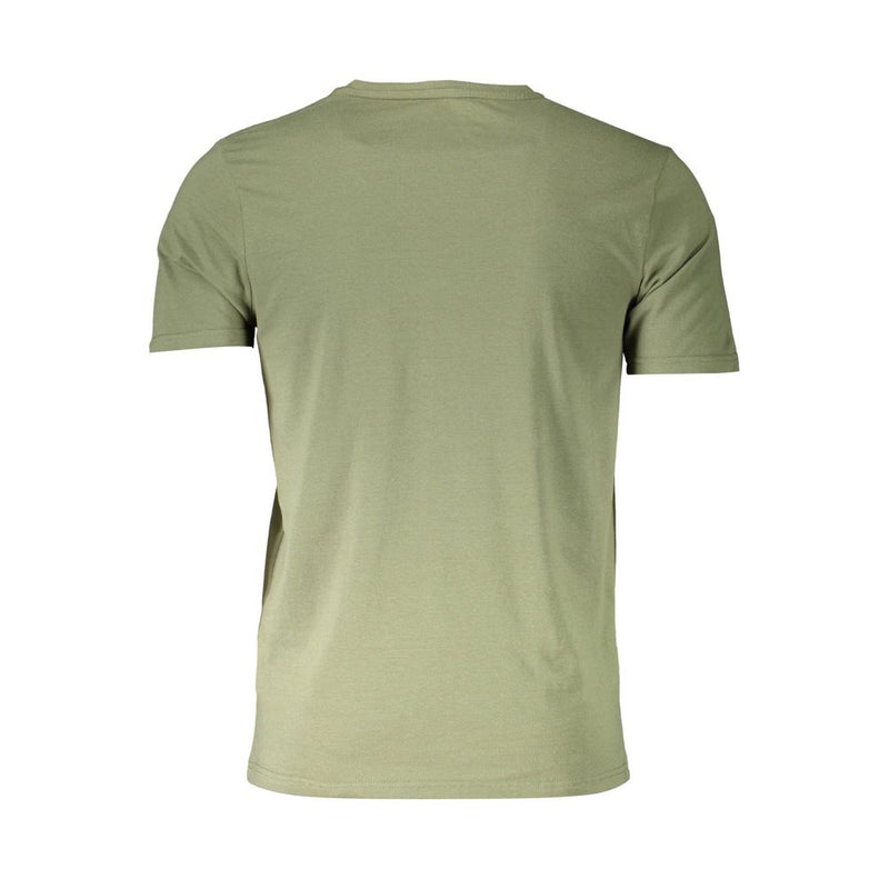 Green Cotton T-Shirt Aeronautica Militare