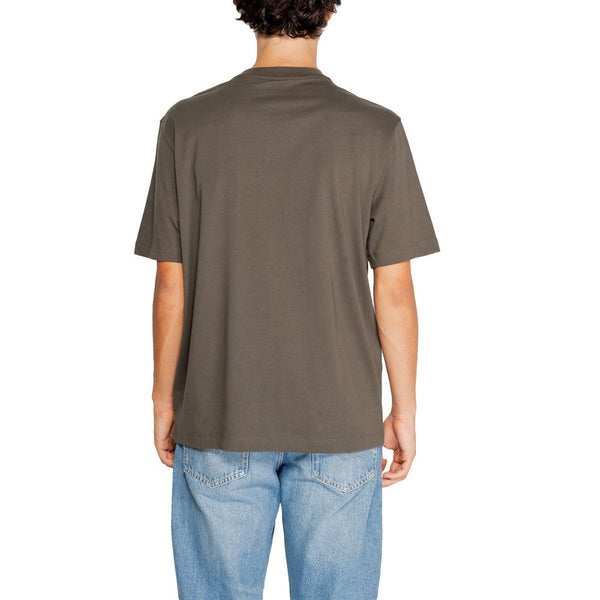 Green Cotton T-Shirt Armani Exchange