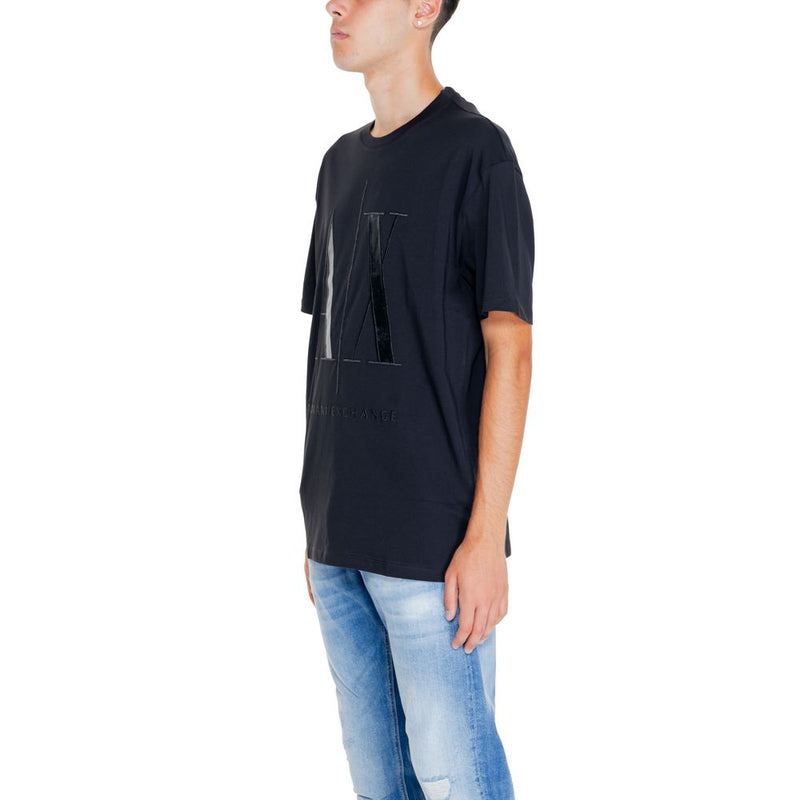 Black Cotton T-Shirt Armani Exchange