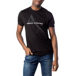 Black Cotton T-Shirt Armani Exchange