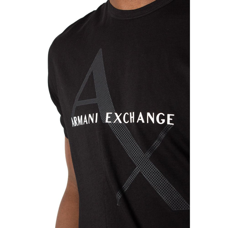 Black Cotton T-Shirt Armani Exchange