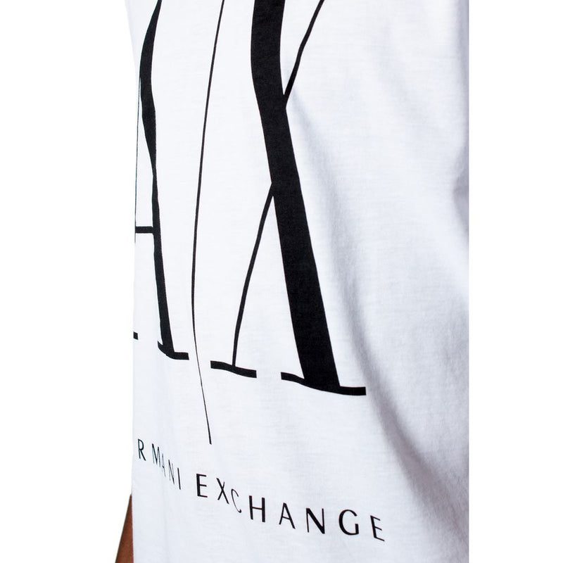 White Cotton T-Shirt Armani Exchange