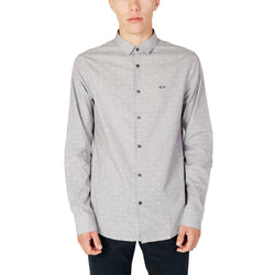 Black Cotton Shirt Armani Exchange