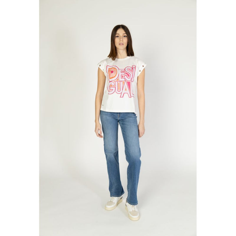 Multicolor Cotton Tops & T-Shirt Desigual