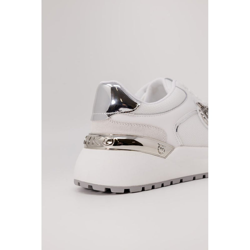 White Leather Sneaker PINKO