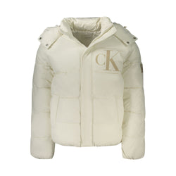 White Polyamide Jacket Calvin Klein