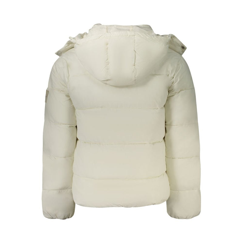 White Polyamide Jacket Calvin Klein